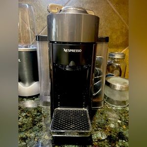 Nespresso machine. We upgraded